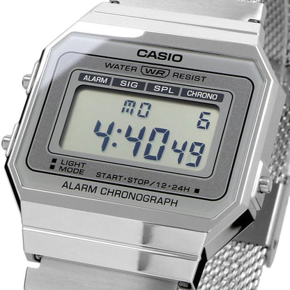 Casio Unisex, Vintage Clásico Cronógrafo – A-700WM-7A