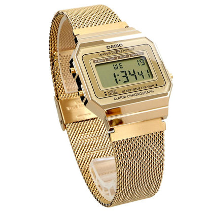Casio Unisex, Vintage Clásico Cronógrafo – A-700WMG-9A