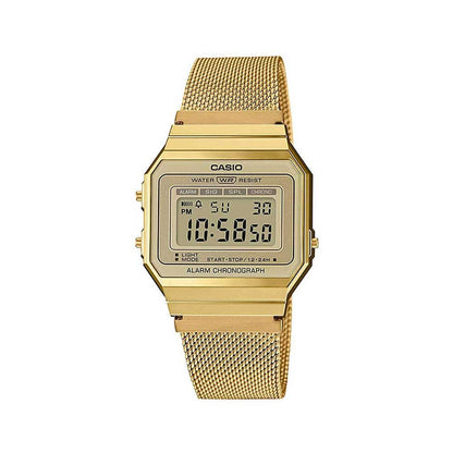 Casio Unisex, Vintage Clásico Cronógrafo – A-700WMG-9A