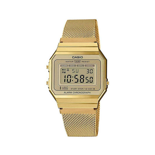 Casio Unisex, Vintage Clásico Cronógrafo – A-700WMG-9A