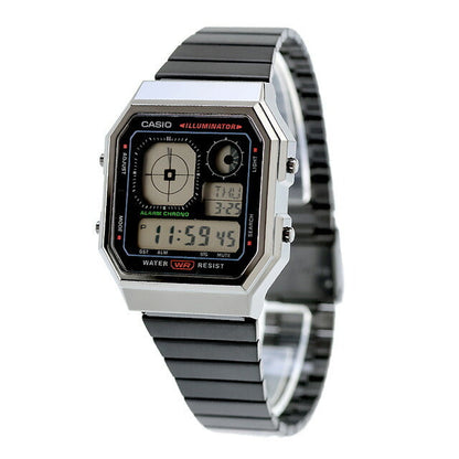 Casio de hombre pulsera de metal – A130WEGG-1A