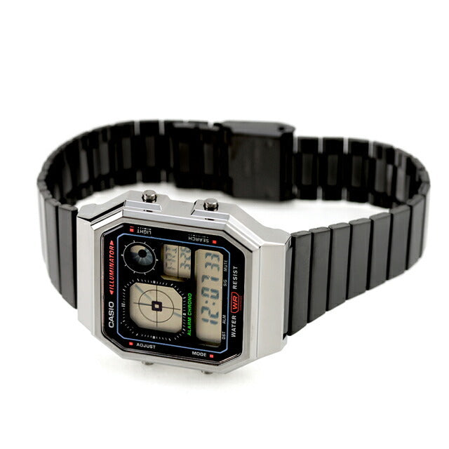 Casio de hombre pulsera de metal – A130WEGG-1A