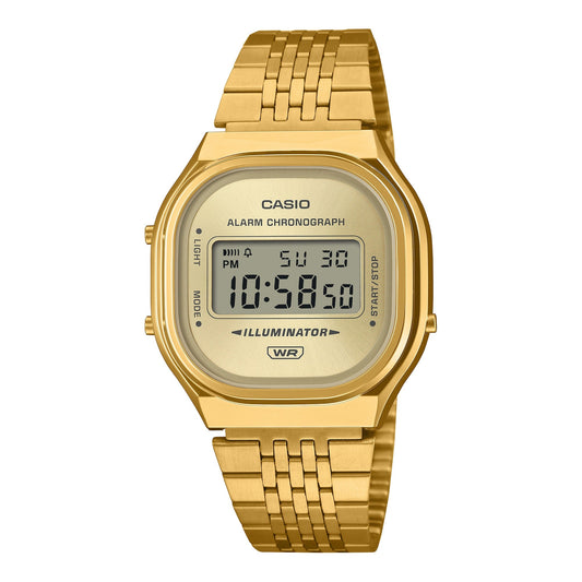 Casio Vintage unisex correa de metal digital – A140WEG-9A