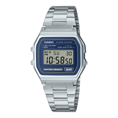 Casio de hombre correa de metal digital – A158WEA-2
