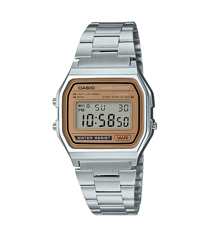 Casio unisex pulsera de metal – A158WEA-9