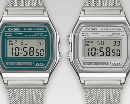 Casio unisex banda mesh – A158WEM-3