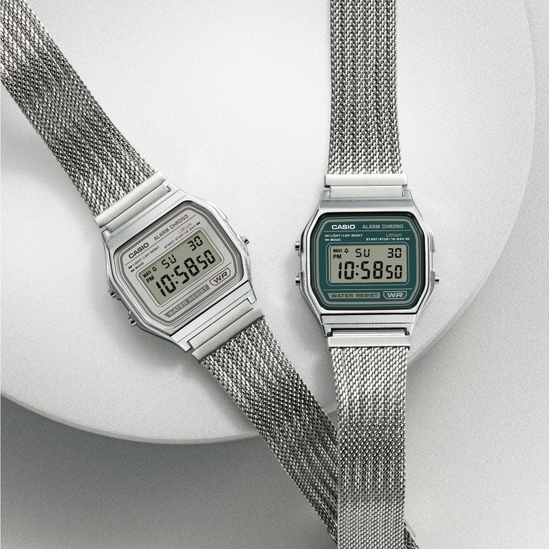 Casio unisex banda mesh – A158WEM-3