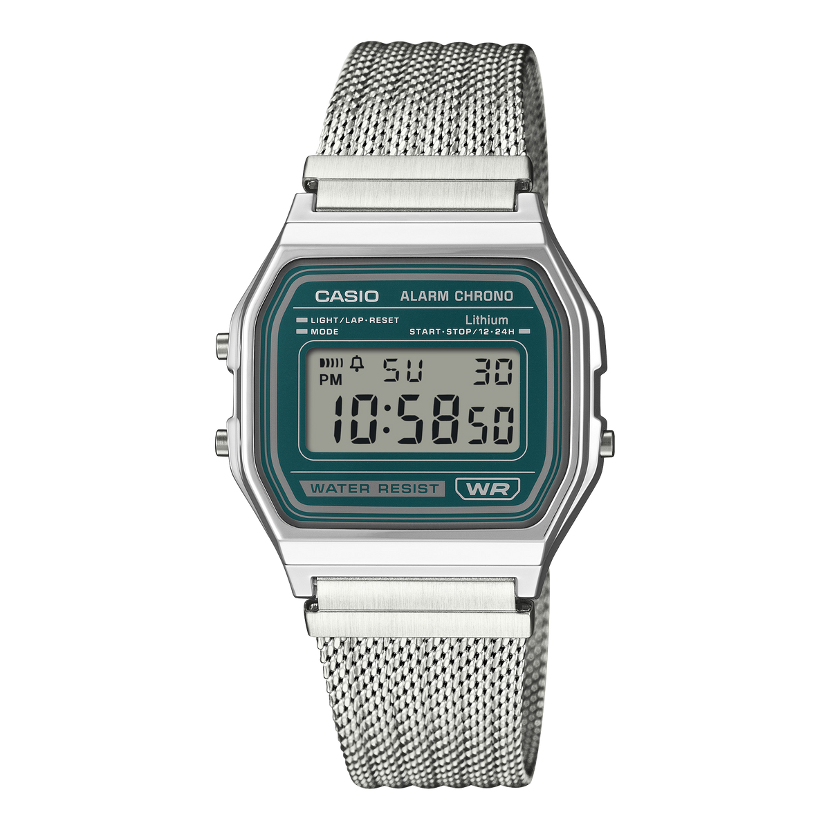 Casio unisex banda mesh – A158WEM-3