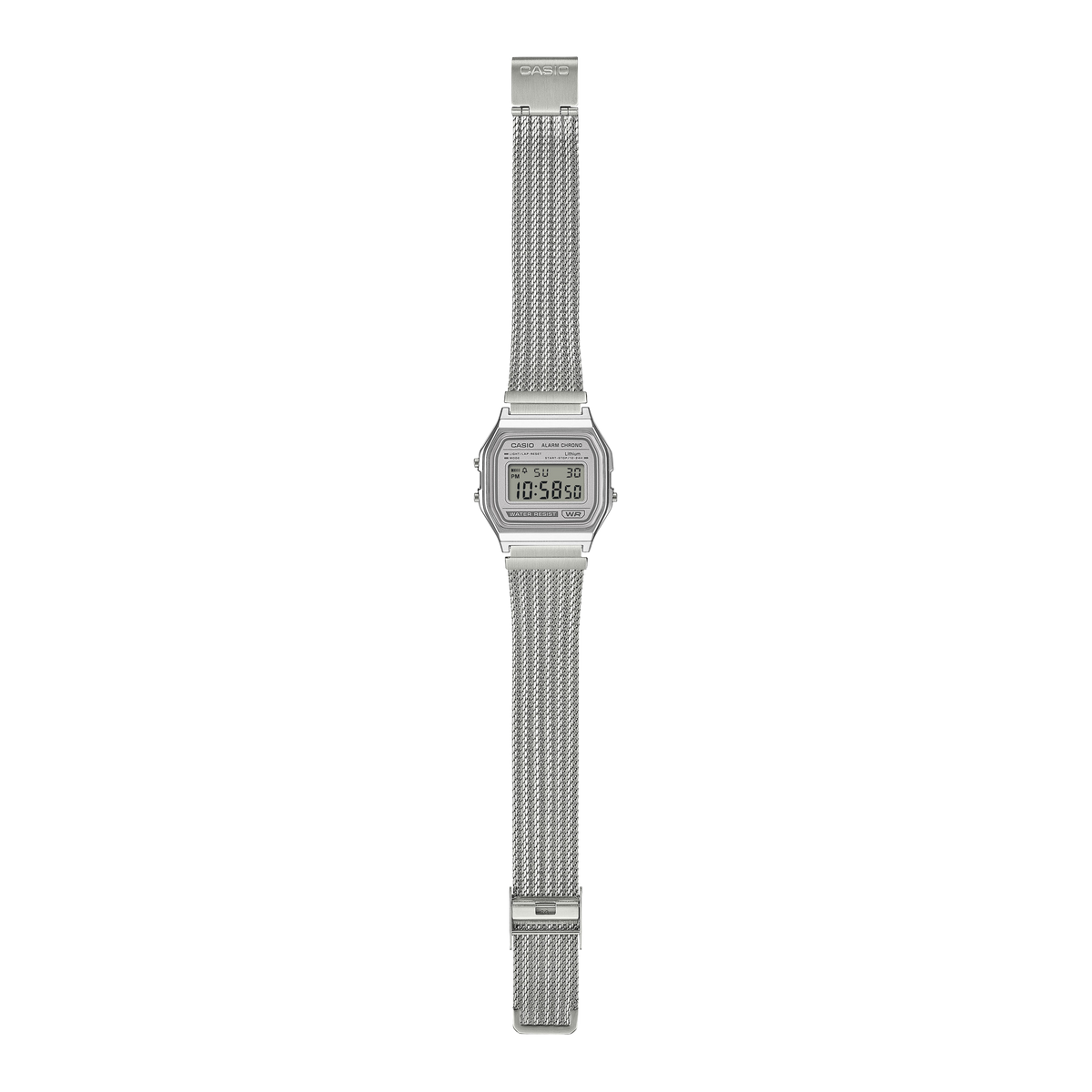 Casio unisex correa mesh – A158WEM-7
