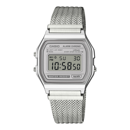 Casio unisex correa mesh – A158WEM-7