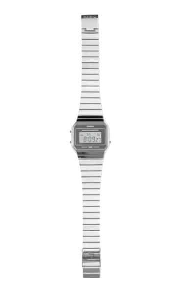 Casio Vintage Unisex con Correa de Metal – A700WEV-7A