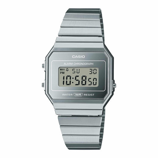 Casio Vintage Unisex con Correa de Metal – A700WEV-7A