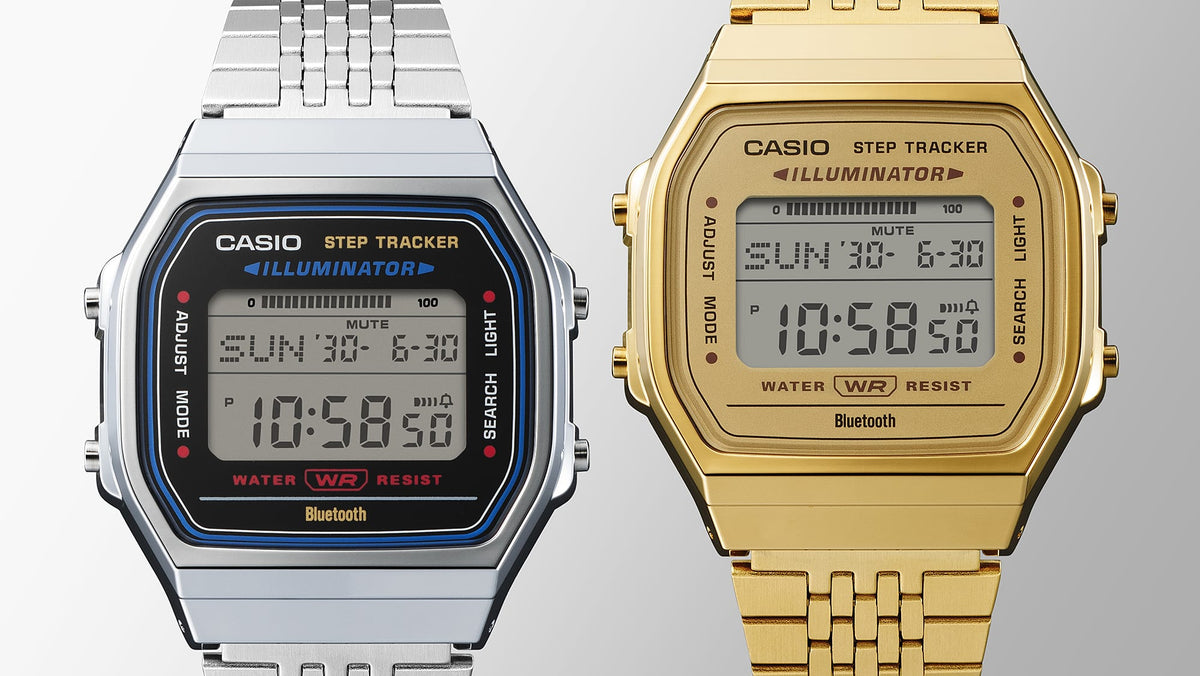 Casio Vintage conexión con celular bluetooth – ABL-100WE-1A