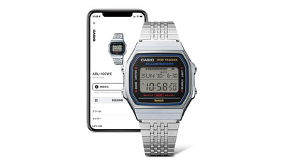Casio Vintage conexión con celular bluetooth – ABL-100WE-1A