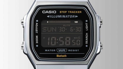 Casio unisex con pulsera de metal con bluetooth – ABL-100WE-1B