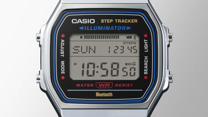 Casio unisex con pulsera de metal con bluetooth – ABL-100WE-1B