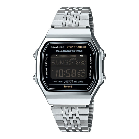 Casio unisex con pulsera de metal con bluetooth – ABL-100WE-1B