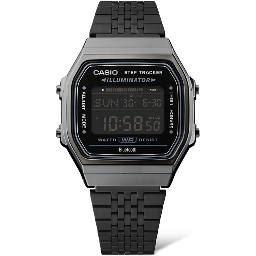 Casio Vintage con funciones Bluetooth unisex pulsera de metal – ABL-100WEGG-1B