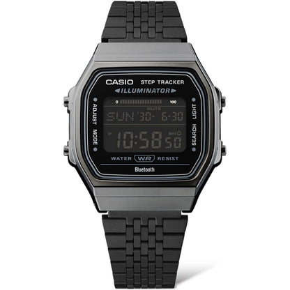 Casio Vintage con funciones Bluetooth unisex pulsera de metal – ABL-100WEGG-1B