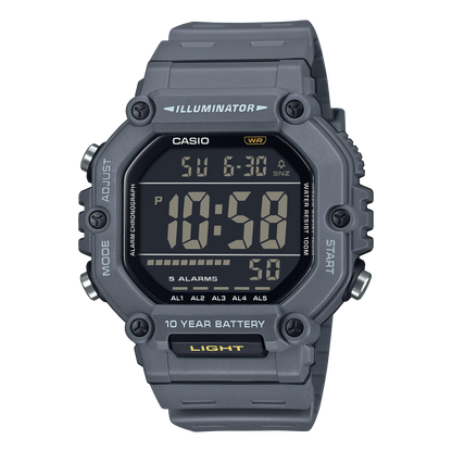 Casio pulsera de resina 10 años de batería – AE-1600H-8BV