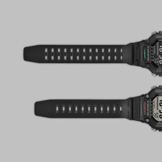 Casio de hombre correa de resina 10 años de batería – AE-1600HX-1BV