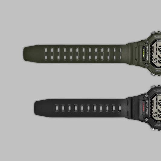 Casio digital de caballero pulsera de resina 10 años de batería – AE-1600HX-3AV