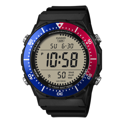 Casio de hombre Digital pulsera de caucho – AE-1700H-1A2V
