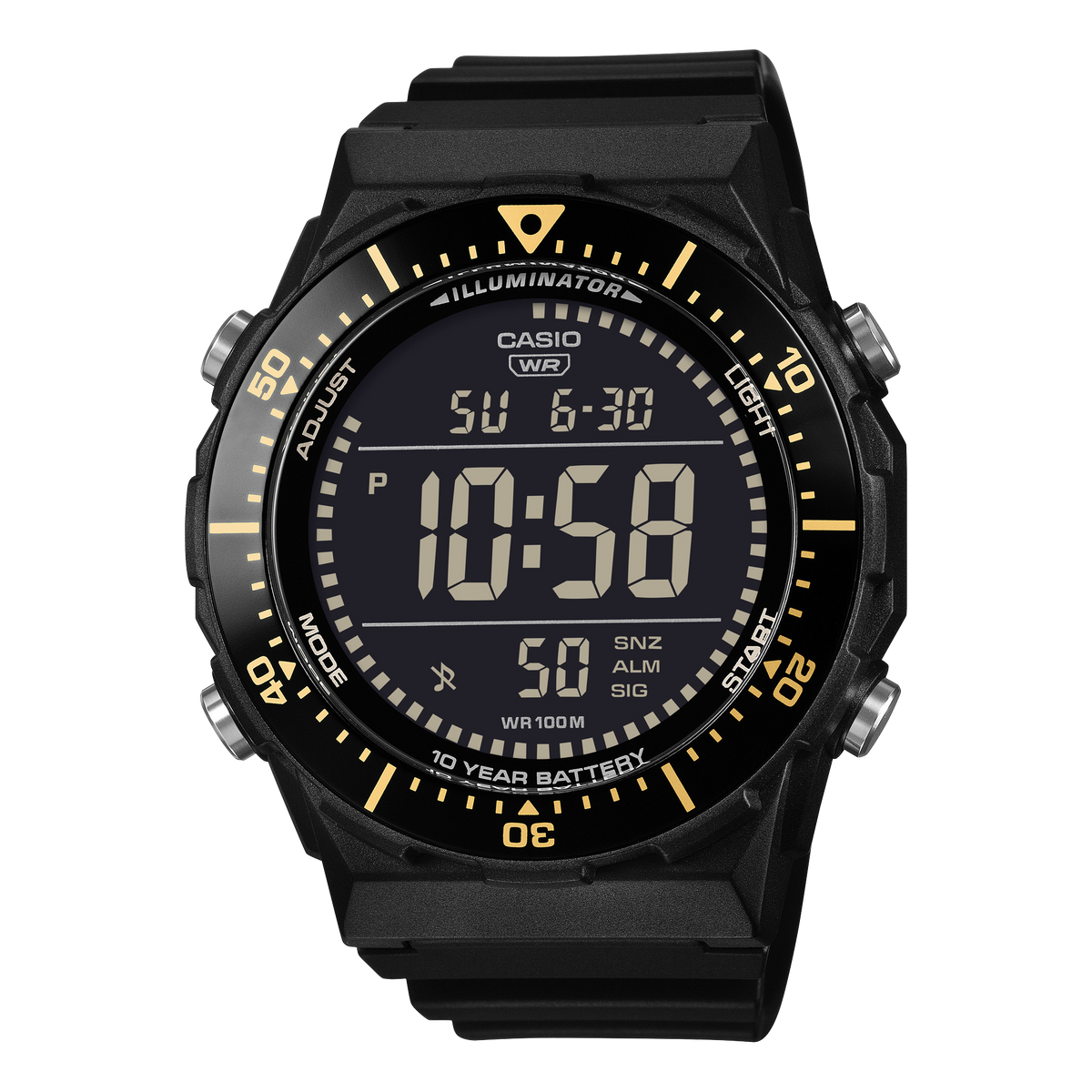 Casio de hombre pulsera de resina – AE-1700H-1BV