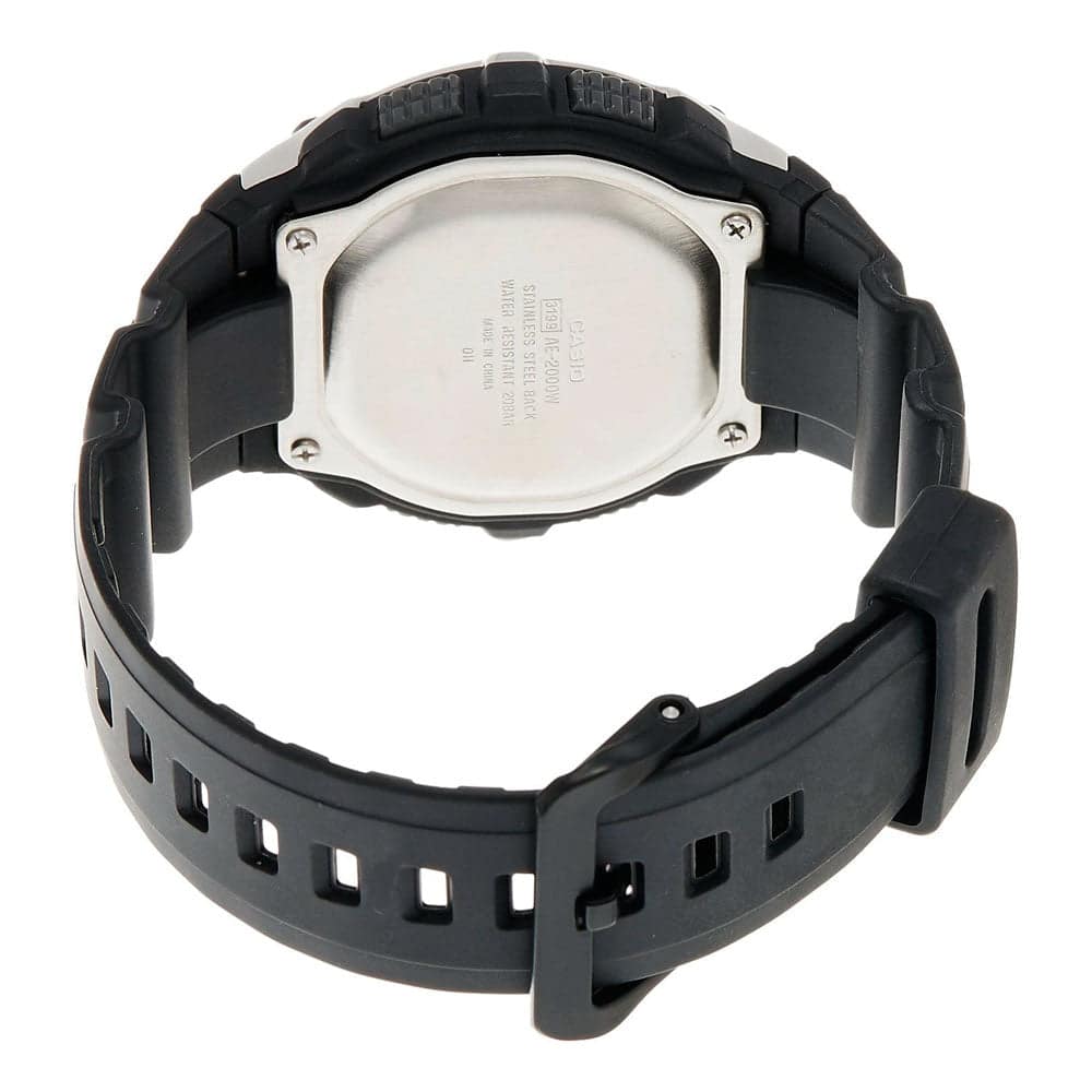 Casio para Hombre, Illuminator Hora Mundial 10 Años de Batería – AE-2000W-1AV