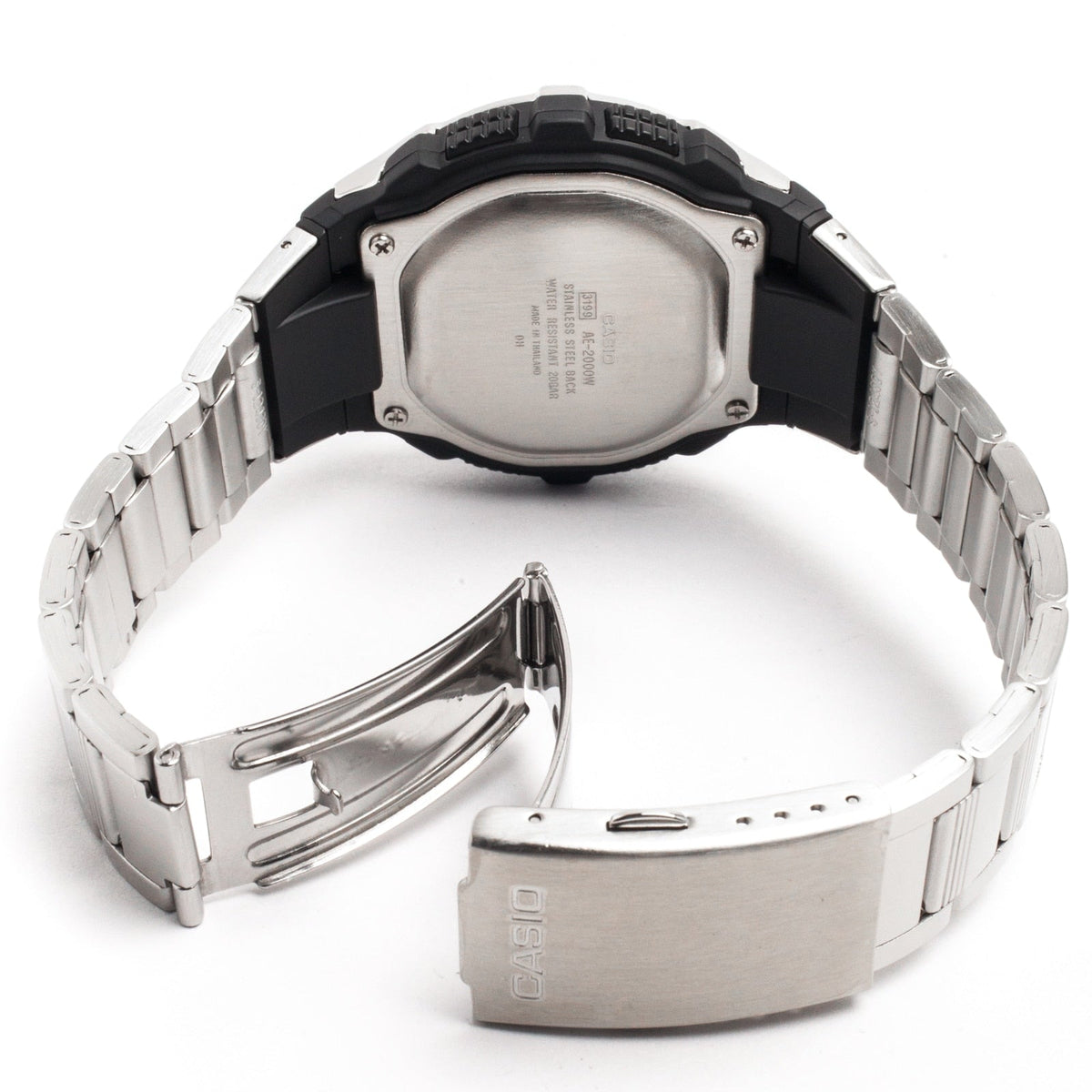 Casio para Caballero, Illuminator Hora Mundial 10 Años de Batería – AE-2000WD-1AV