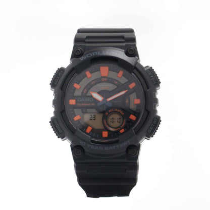 Casio para Hombre, Hora Mundial, Telememo 30, 10 Años de Batería – AEQ-110W-1A2V