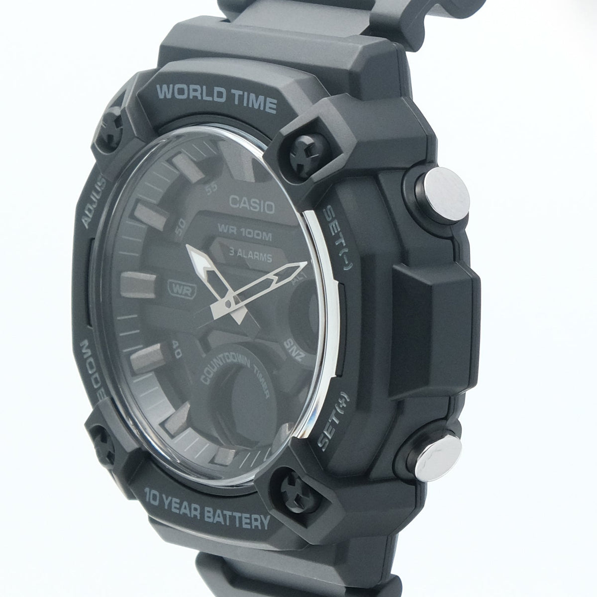 Casio digital correa de resina – AEQ-120W-1BV