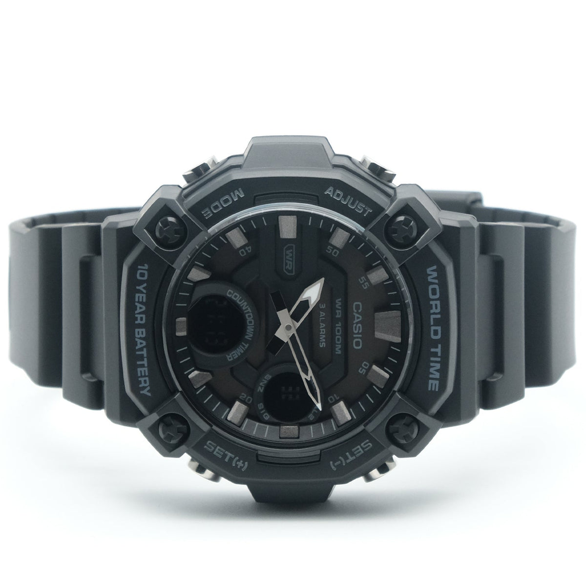 Casio digital correa de resina – AEQ-120W-1BV