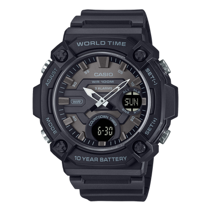 Casio digital correa de resina – AEQ-120W-1BV