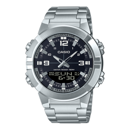Casio de caballero correa de metal – AMW-870D-1AV
