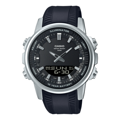 Casio de hombre correa de silicona – AMW-880-1AV