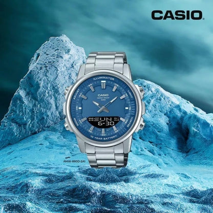 Casio Illuminator 10 Años de Batería para Hombre – AMW-880D-2A1V