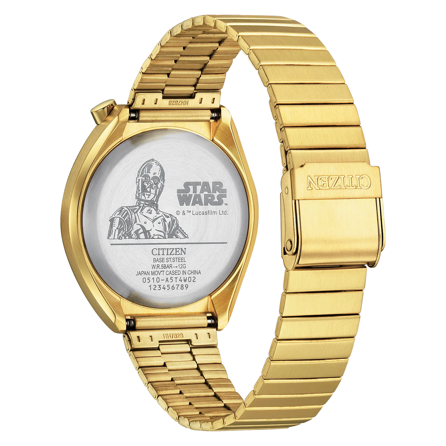 Citizen Star Wars C-3PO de caballero pulsera de metal – AN3662-51W
