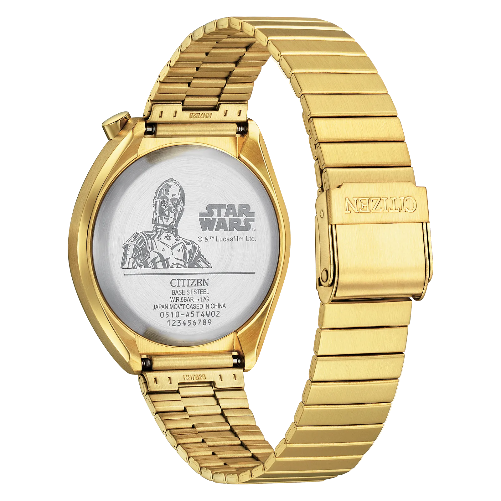 Citizen Star Wars C-3PO de caballero pulsera de metal – AN3662-51W