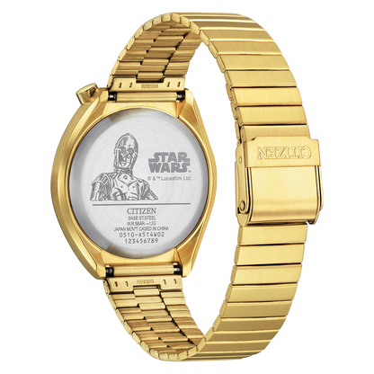 Citizen Star Wars C-3PO de caballero pulsera de metal – AN3662-51W