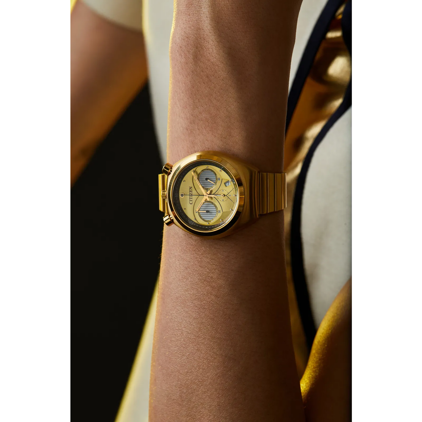 Citizen Star Wars C-3PO de caballero pulsera de metal – AN3662-51W