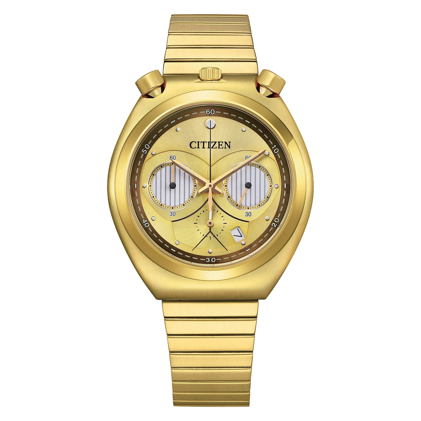 Citizen Star Wars C-3PO de caballero pulsera de metal – AN3662-51W