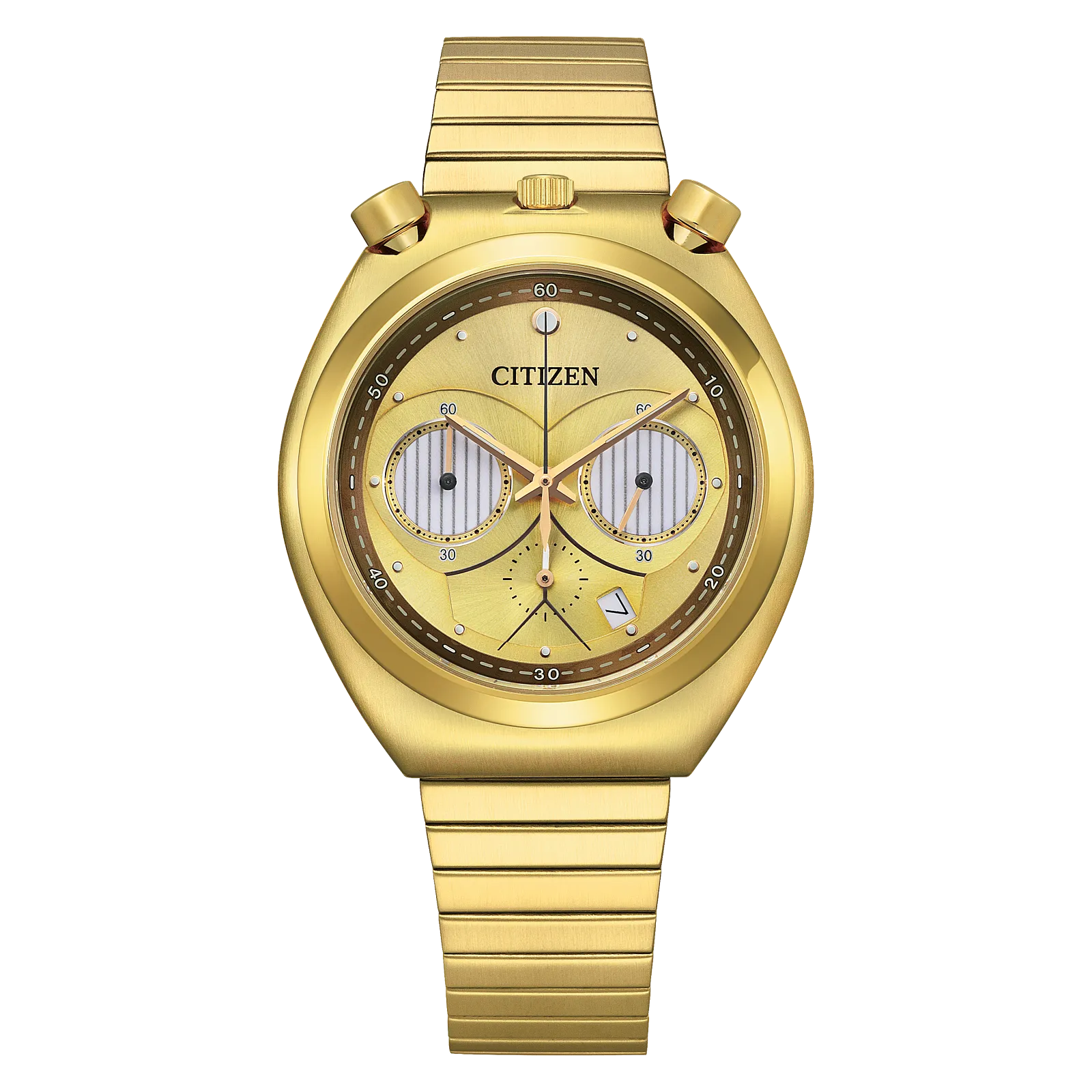 Citizen Star Wars C-3PO de caballero pulsera de metal – AN3662-51W