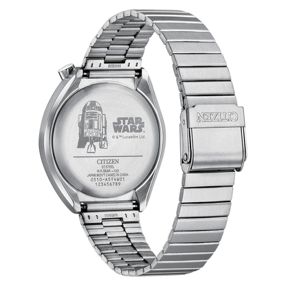 Citizen Star Wars R2-D2 unisex pulsera de metal – AN3666-51A
