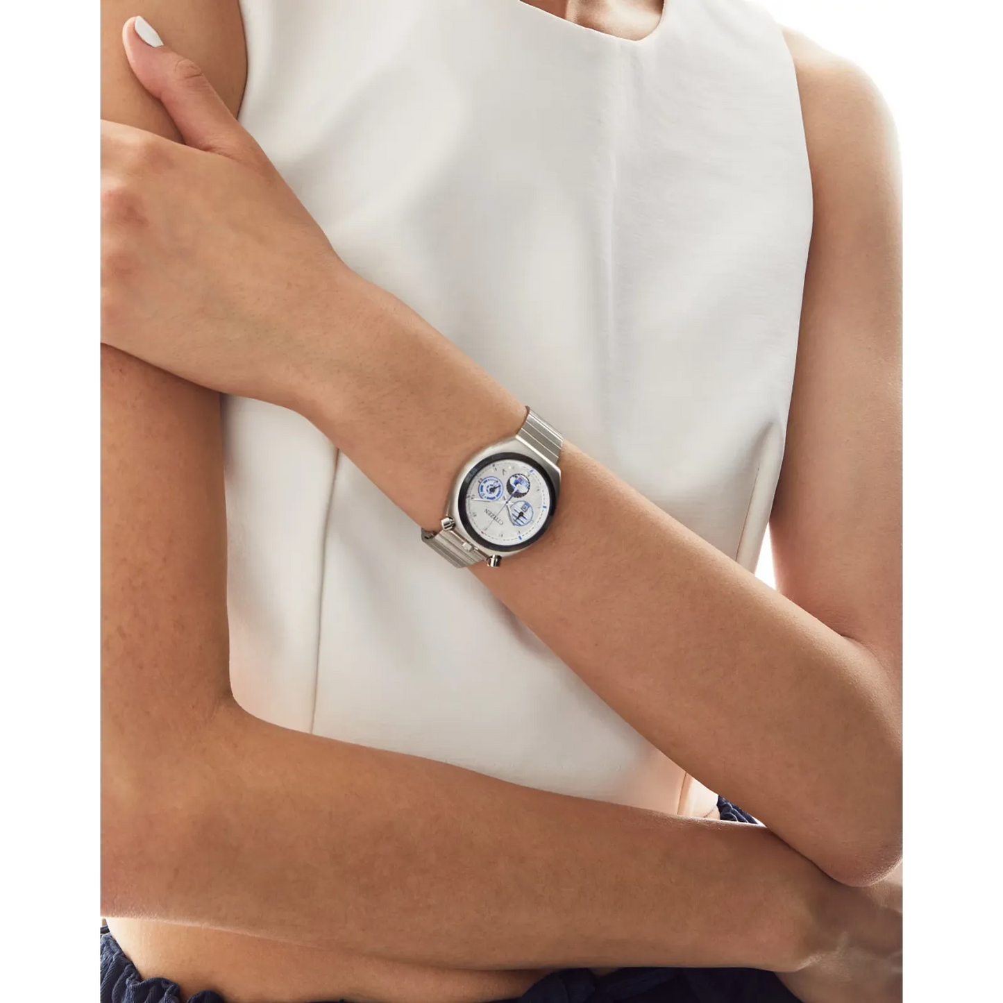 Citizen Star Wars R2-D2 unisex pulsera de metal – AN3666-51A