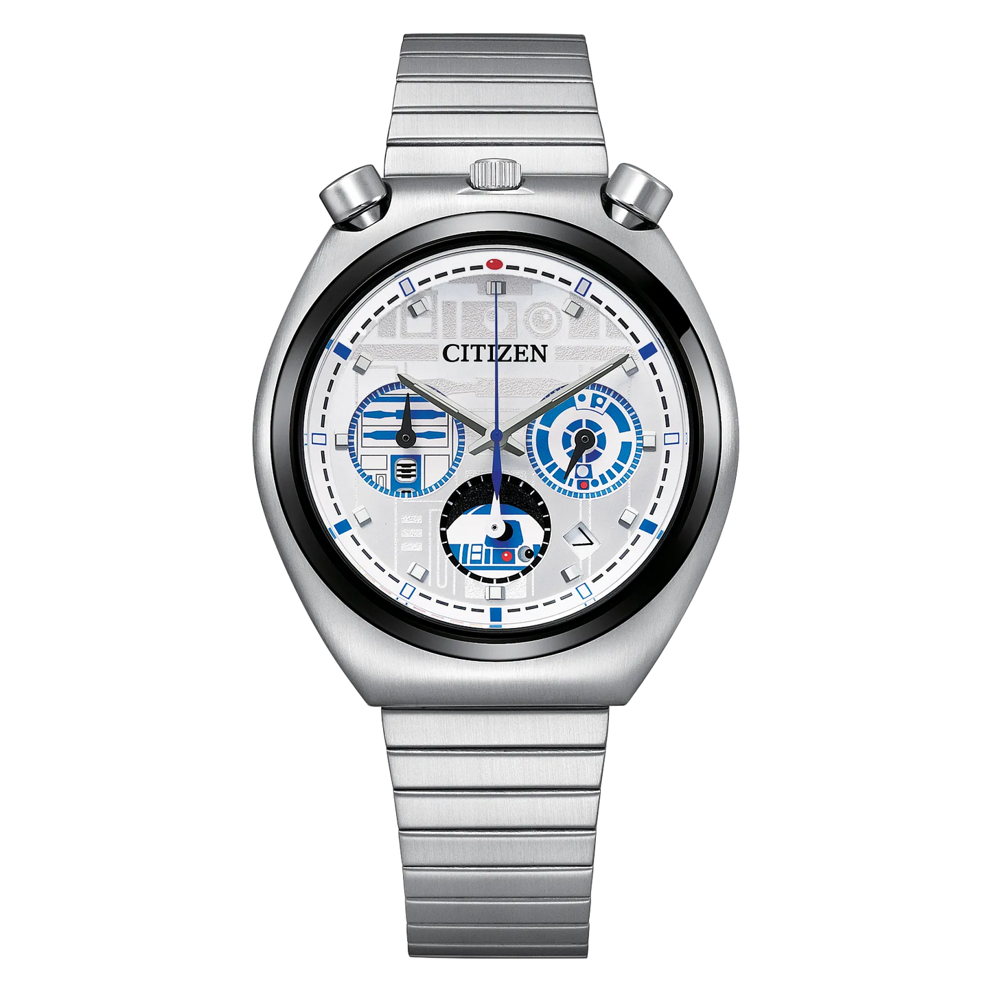 Citizen Star Wars R2-D2 unisex pulsera de metal – AN3666-51A