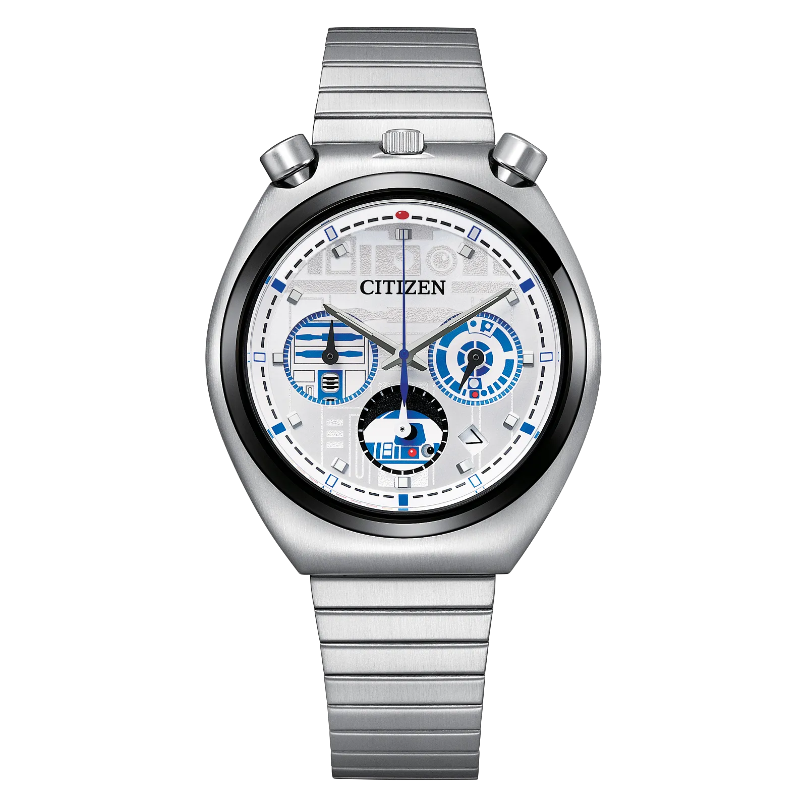 Citizen Star Wars R2-D2 unisex pulsera de metal – AN3666-51A