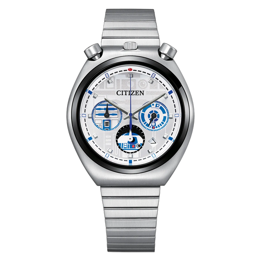 Citizen Star Wars R2-D2 unisex pulsera de metal – AN3666-51A