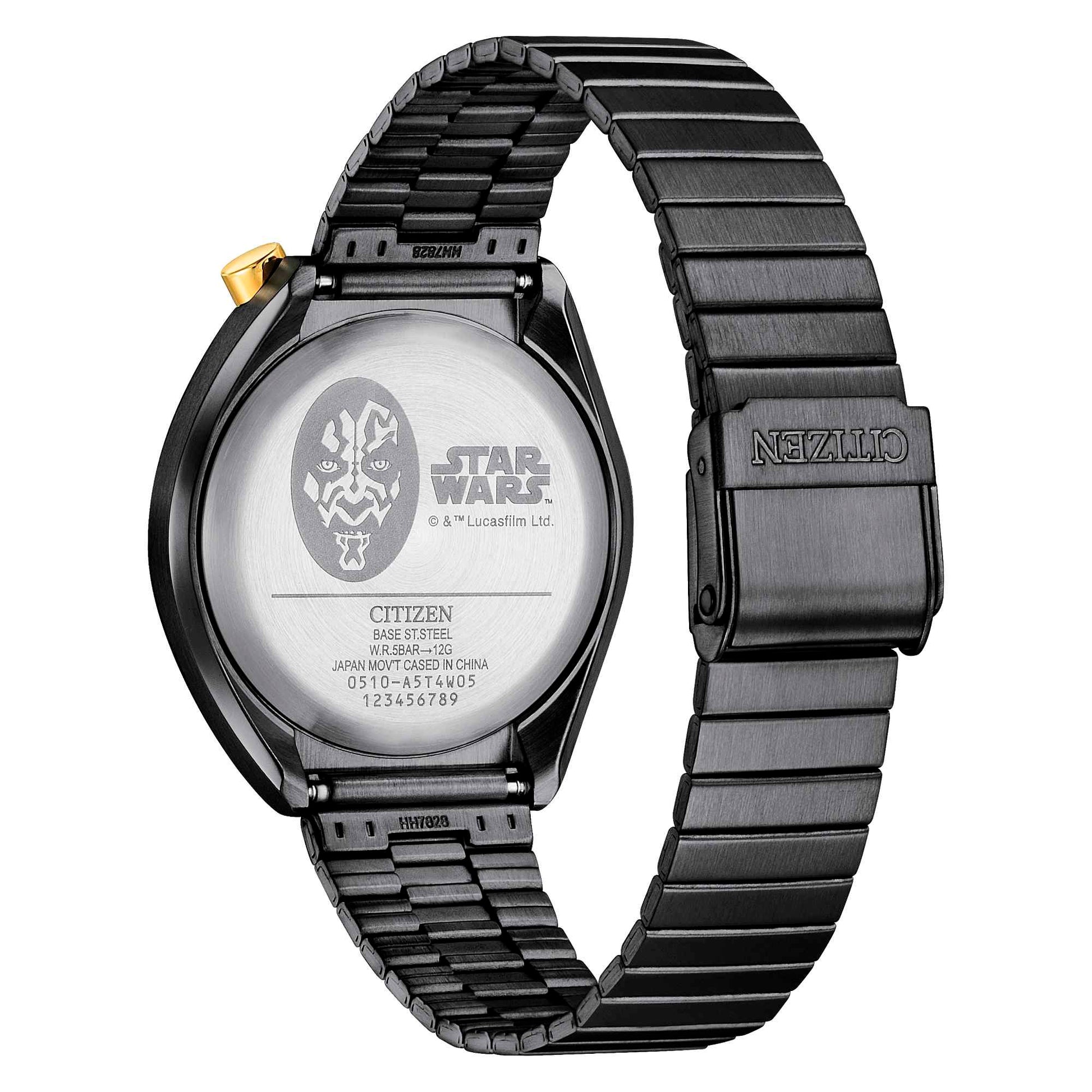 Citizen Star Wars Darth Maul de hombre correa de metal – AN3668-55W