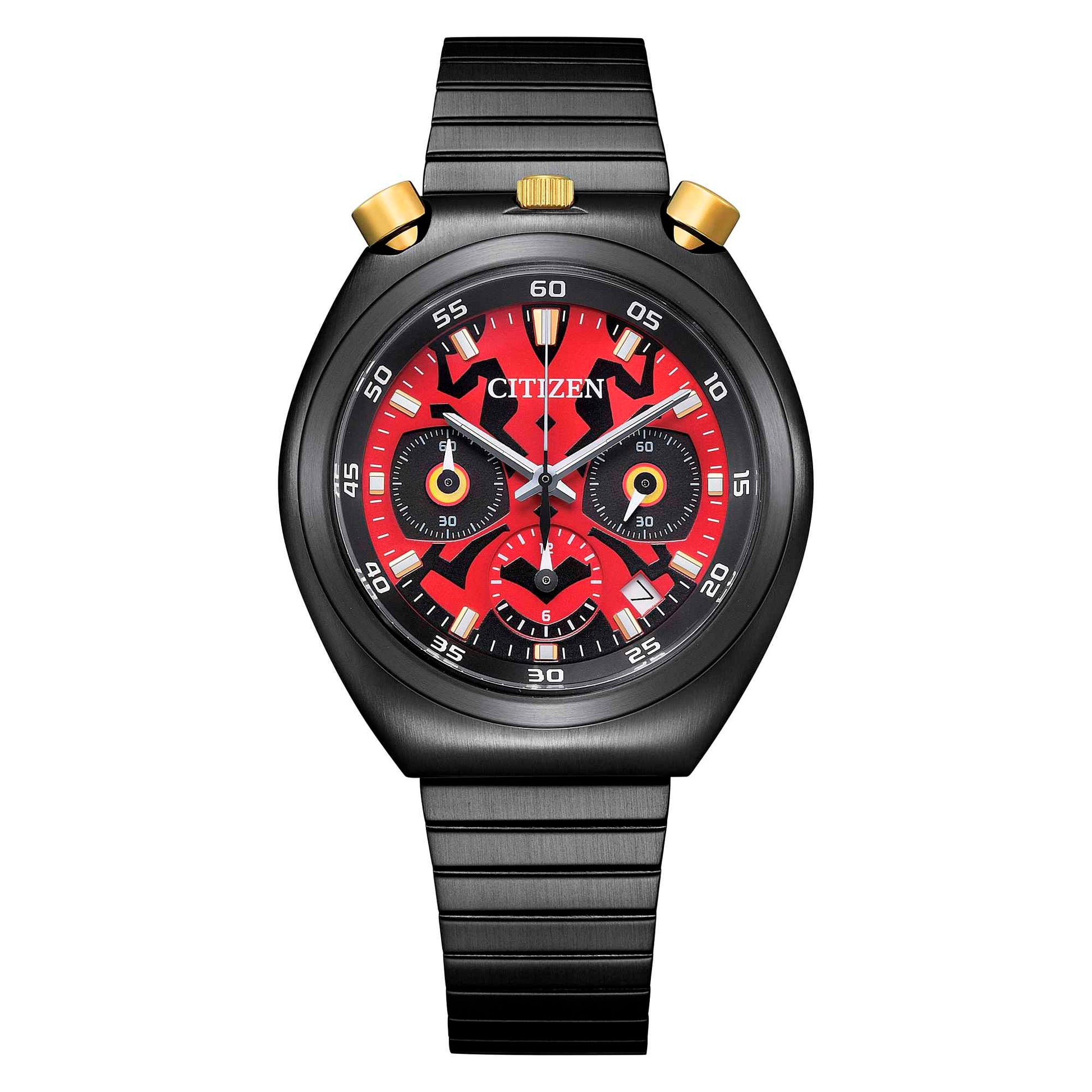 Citizen Star Wars Darth Maul de hombre correa de metal – AN3668-55W